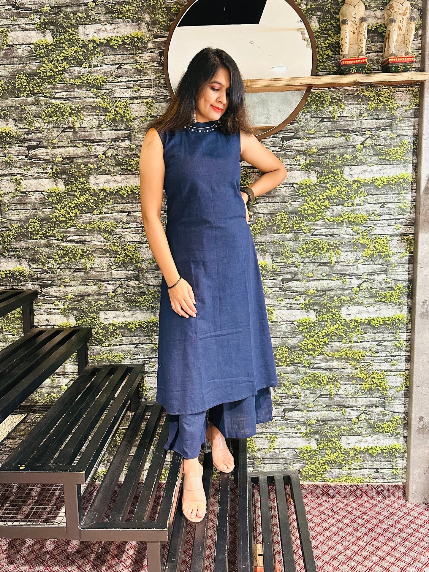Blue casual set