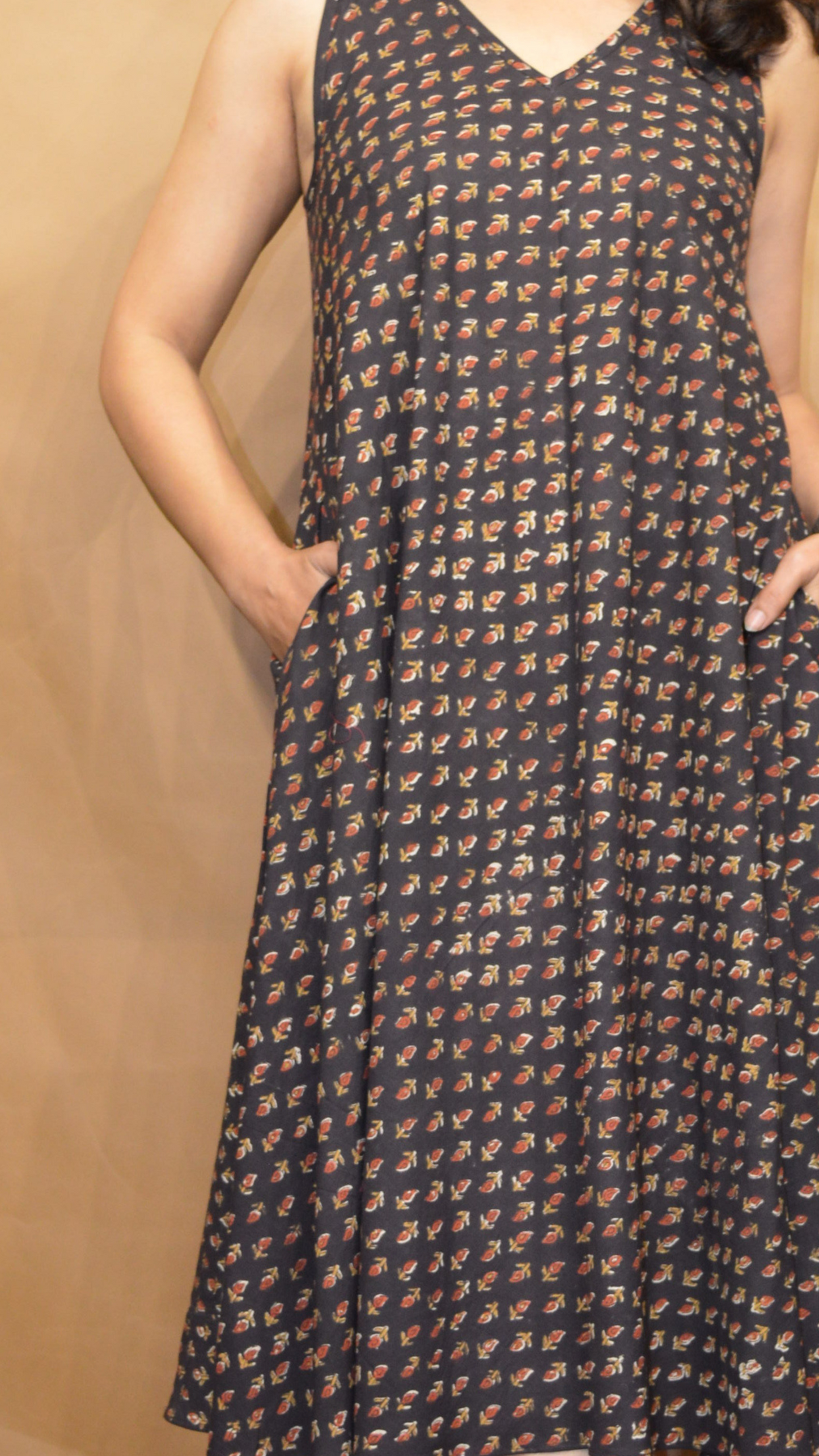 The Sundarban Bloom Kalamkari Circular Dress