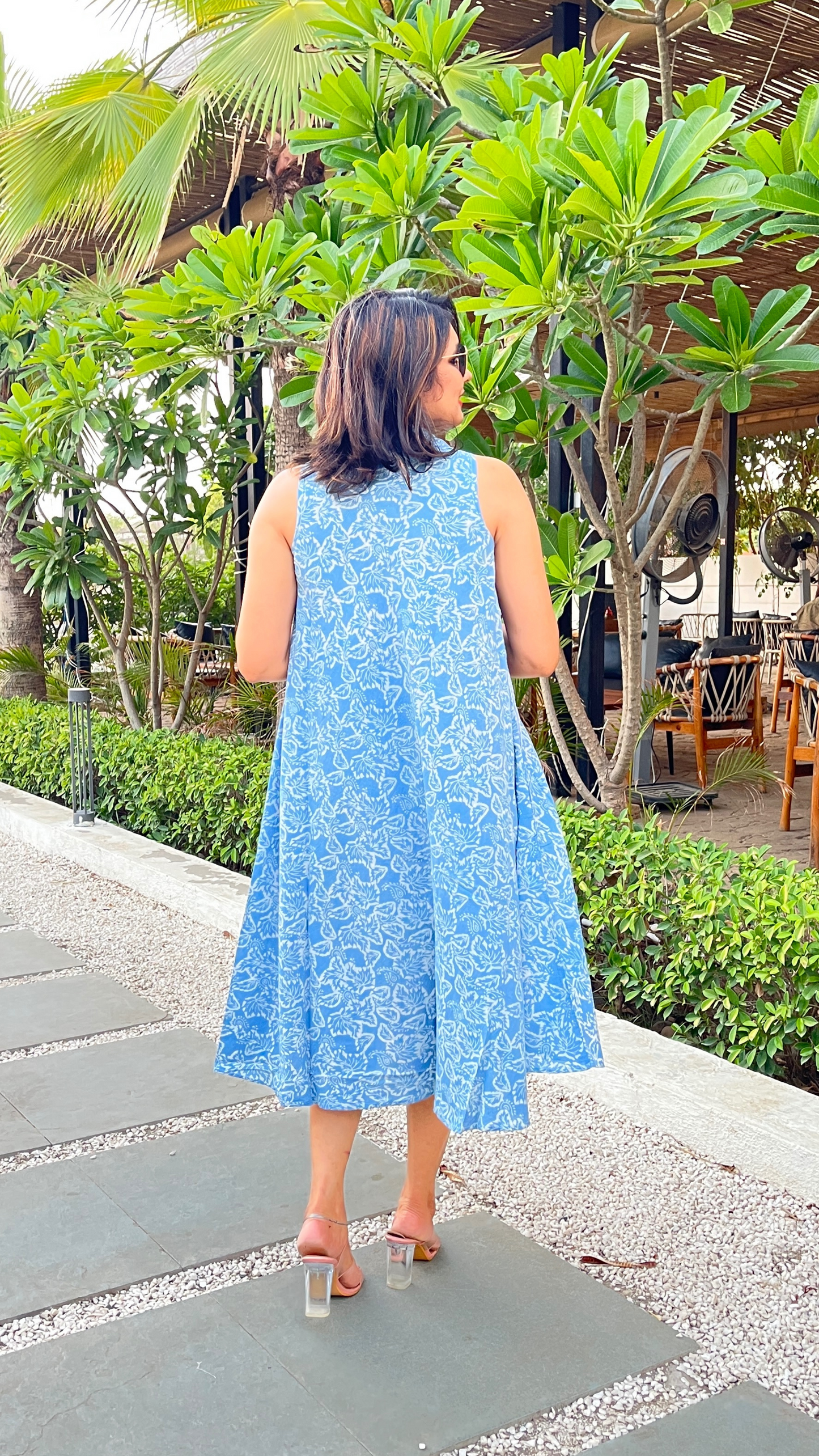 Sunday Skies Circular Dress