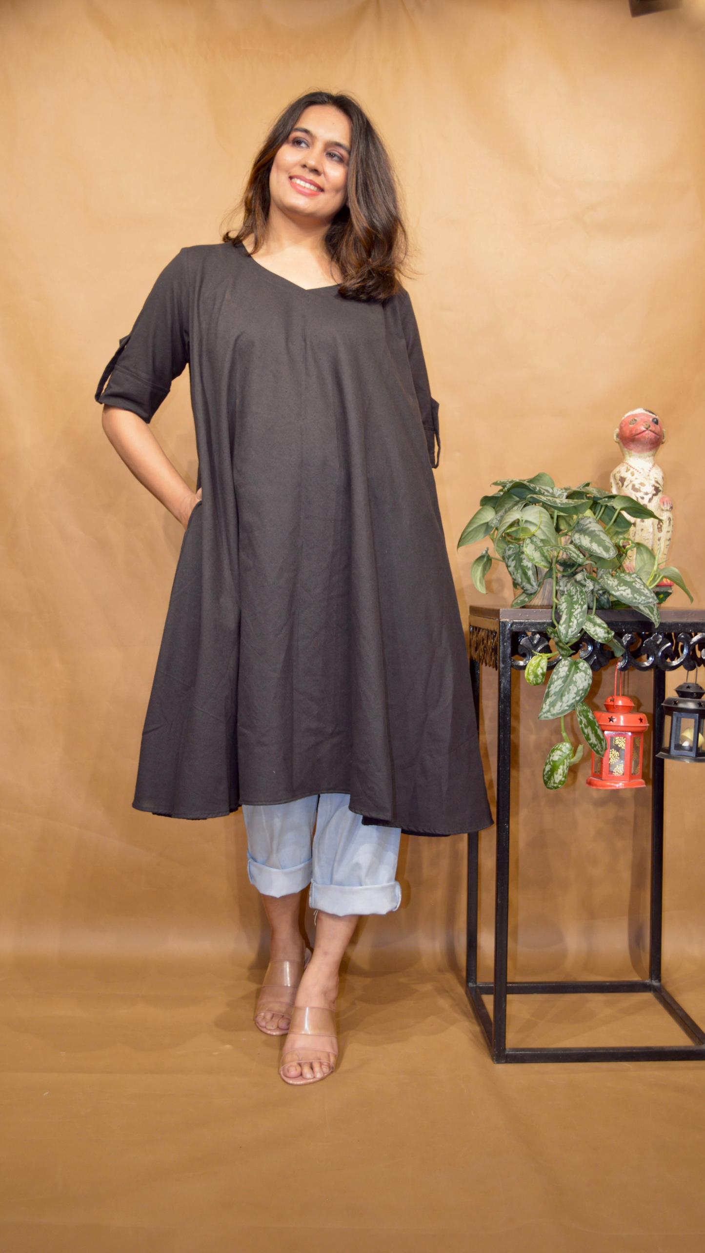 The Noir Dusk Tent Dress