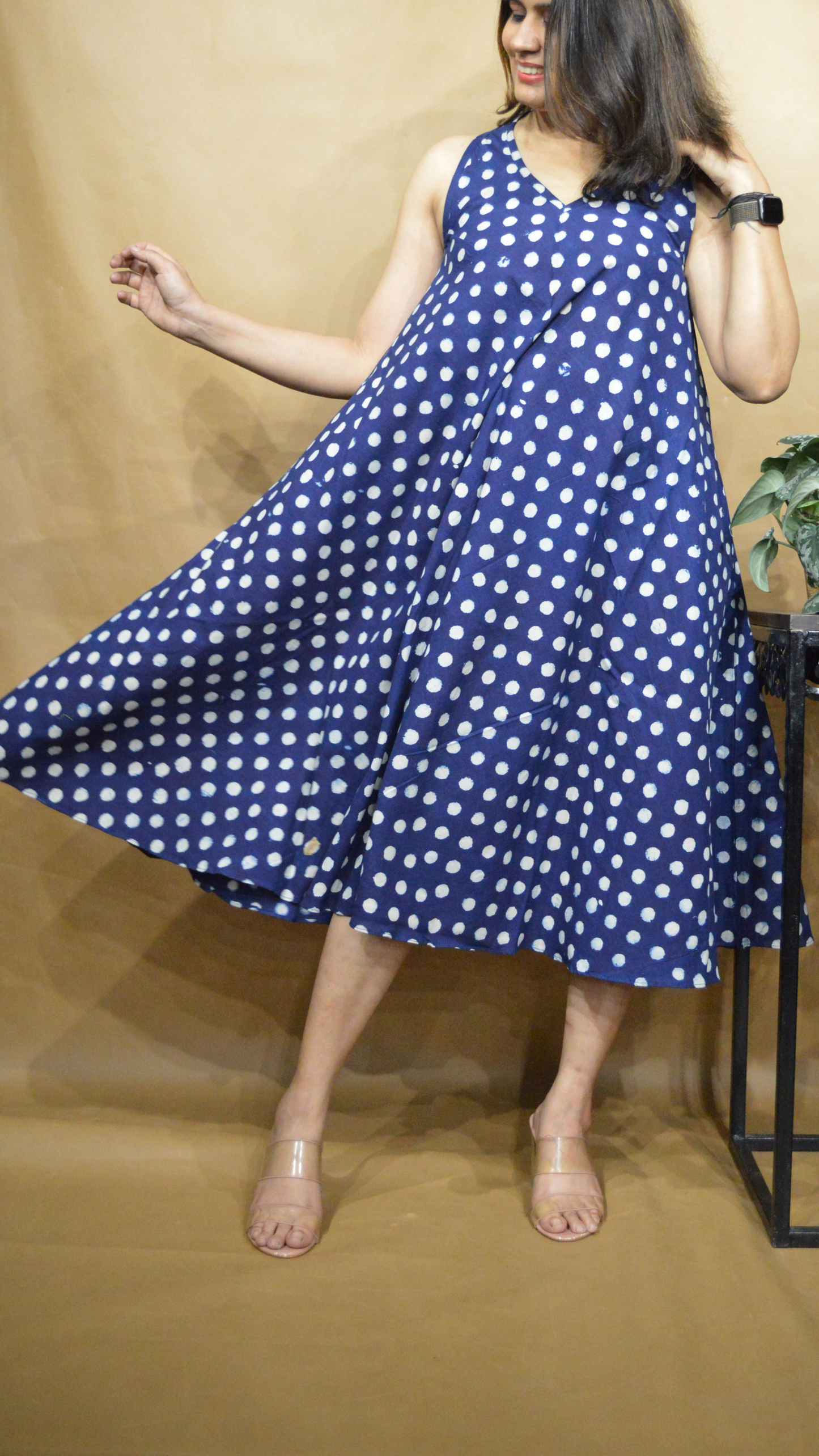 The Nebula Bloom Circular Dress