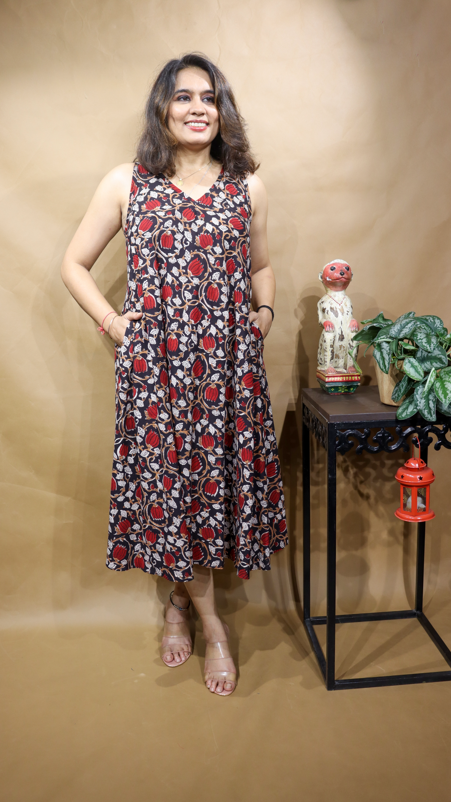 The Rouge Kalamkari Circular Dress