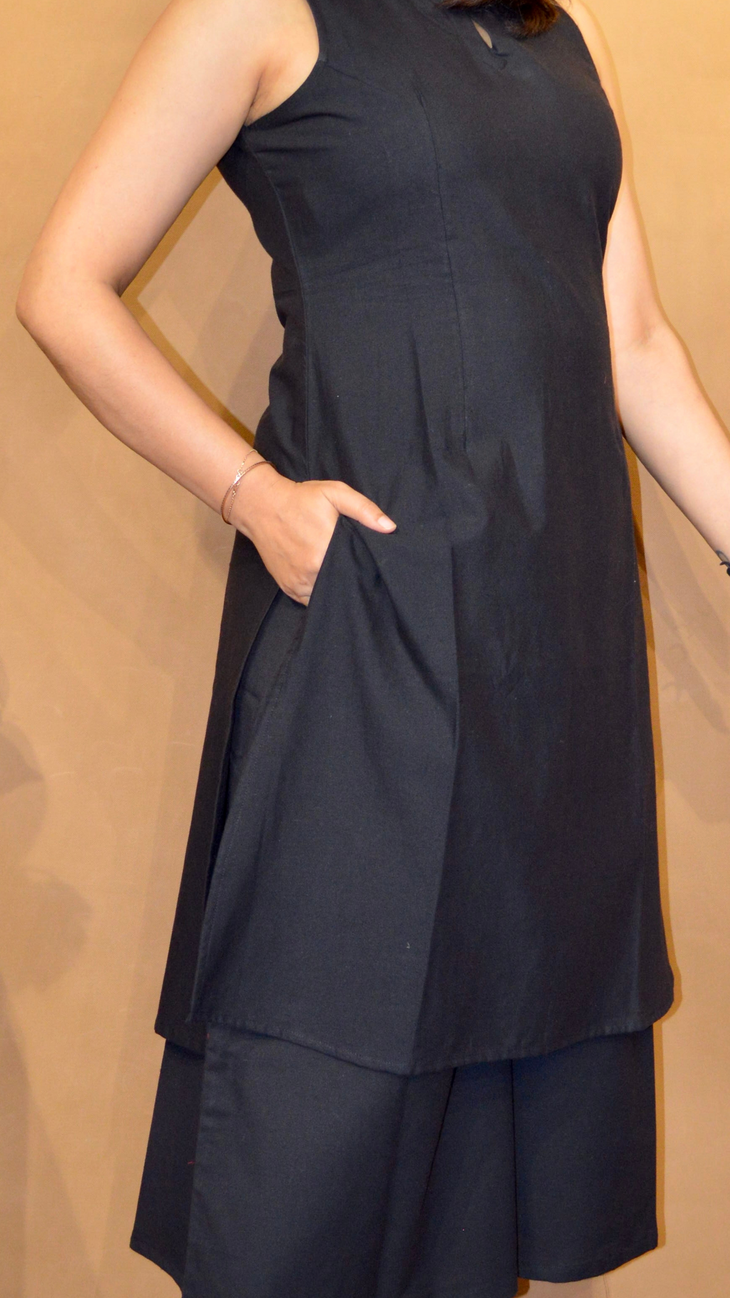 The All Time Black Culottes Set