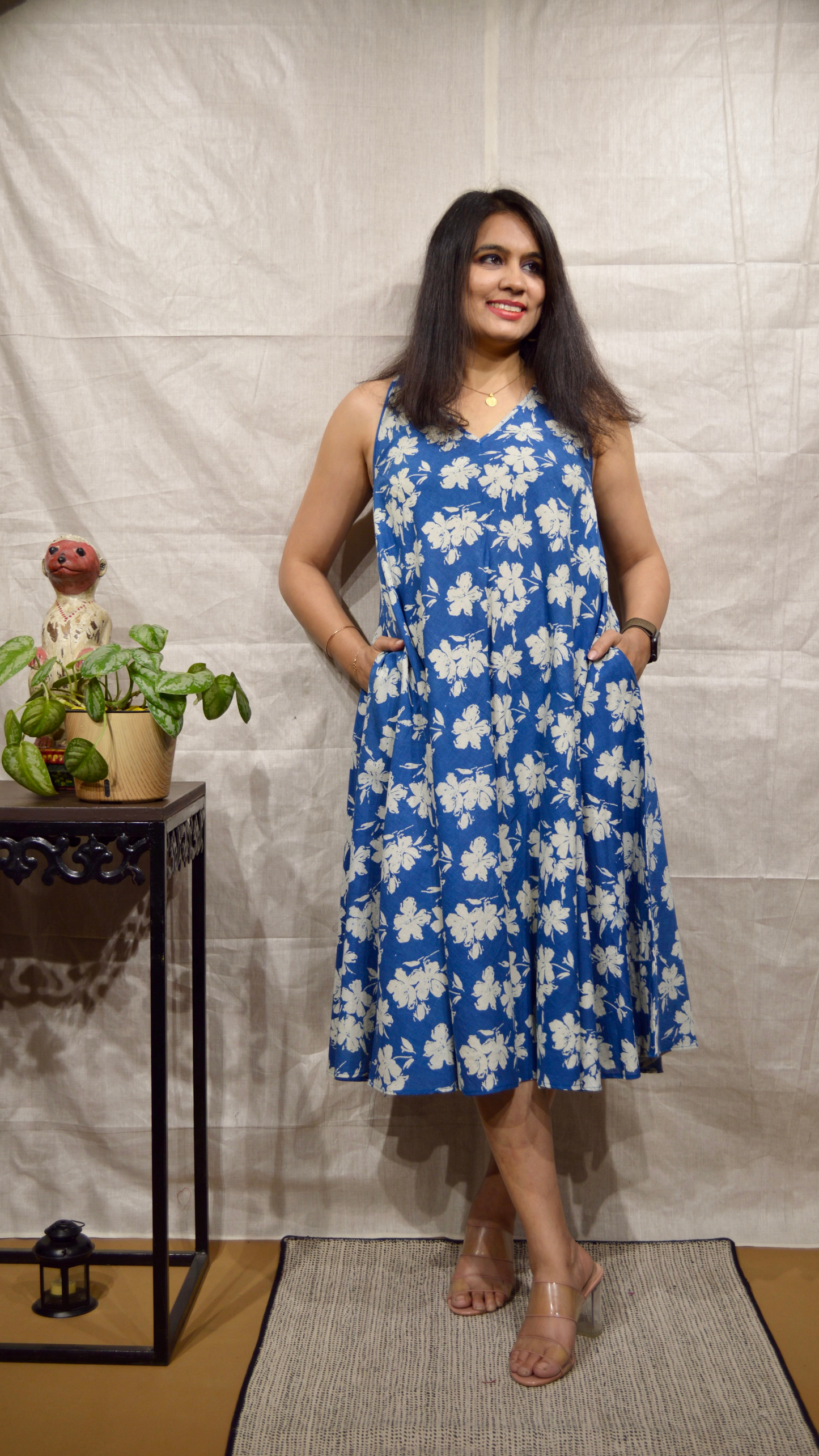 Powder Blue Circular Dress