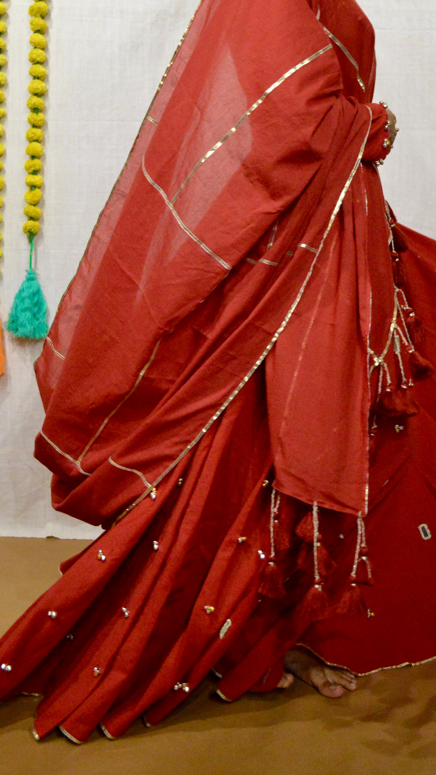 The Laal Gulmohar Choli Set