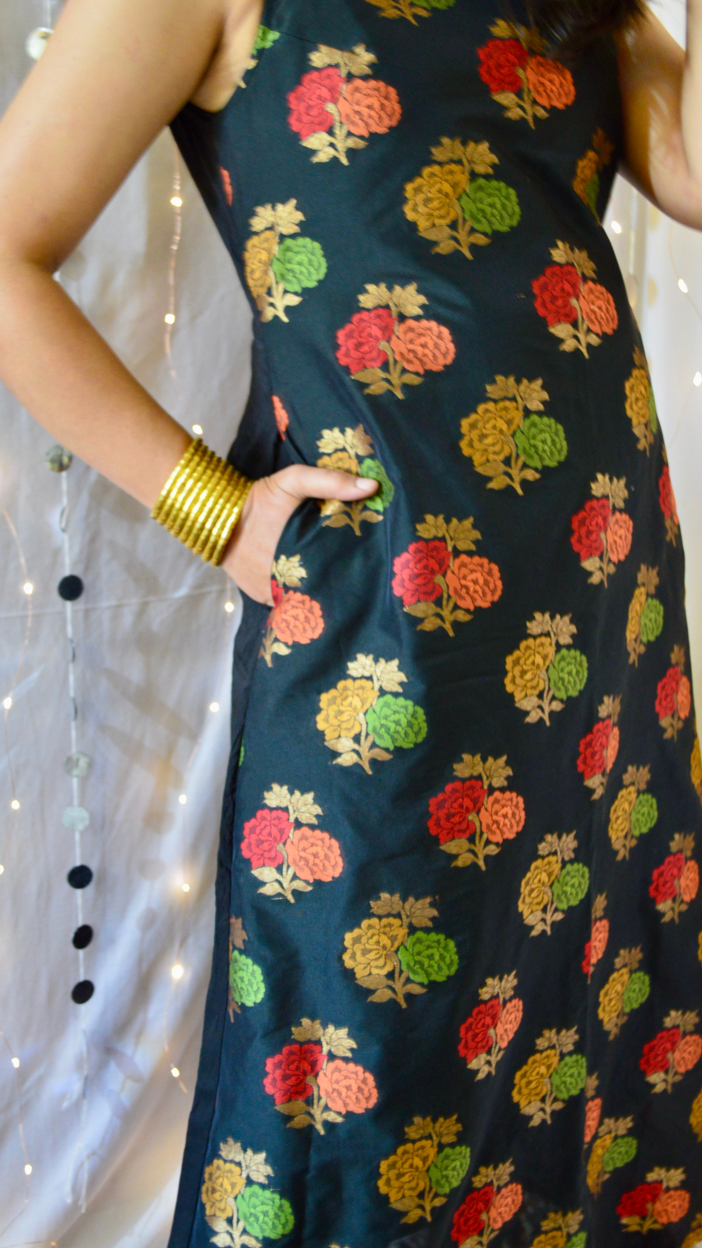 The Amaira Black and Red Cocktail Dress
