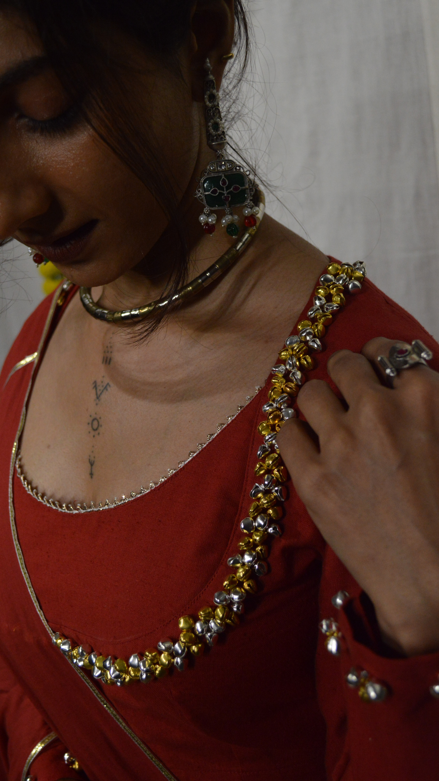 The Laal Gulmohar Choli Set