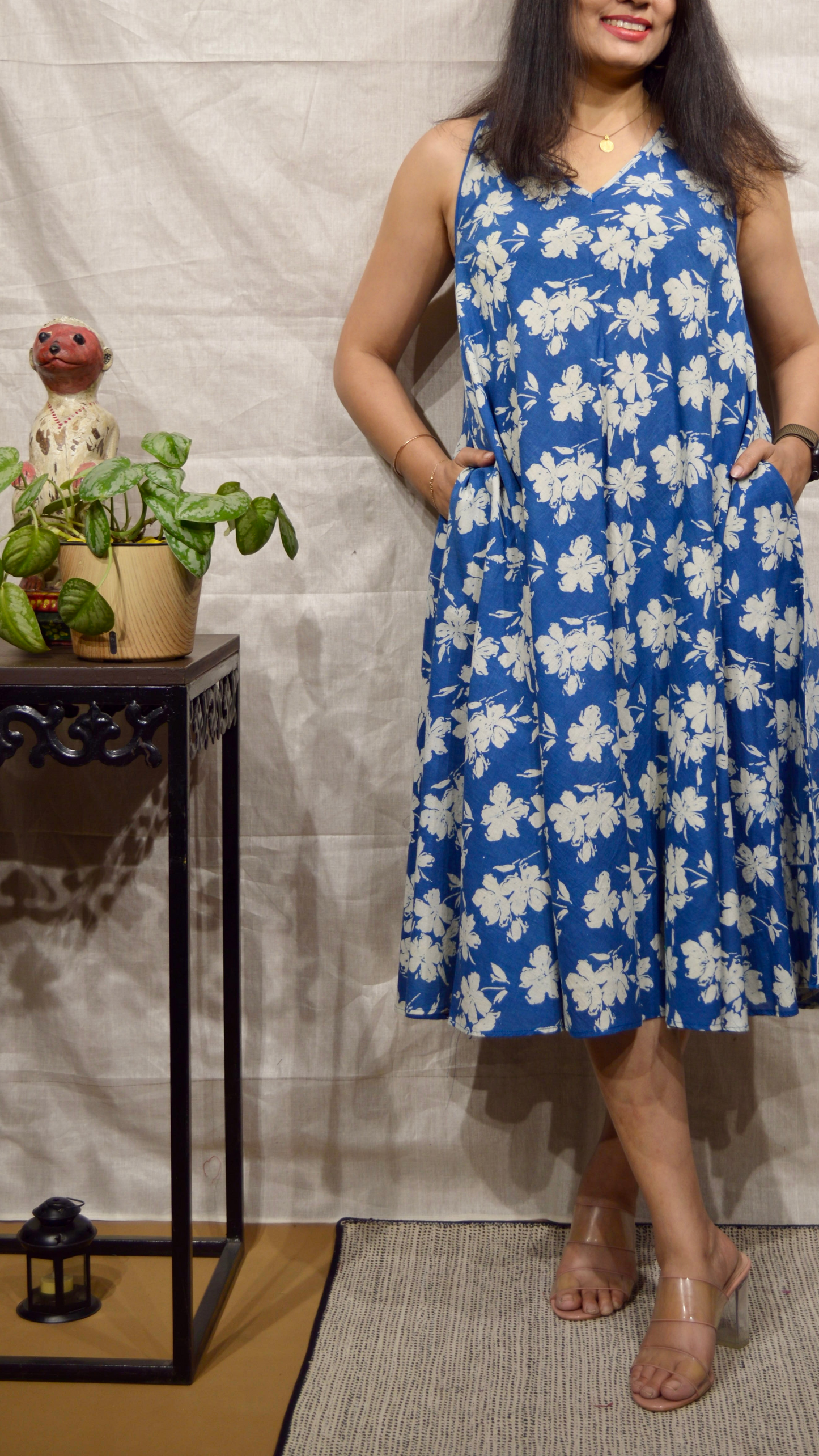 Powder Blue Circular Dress