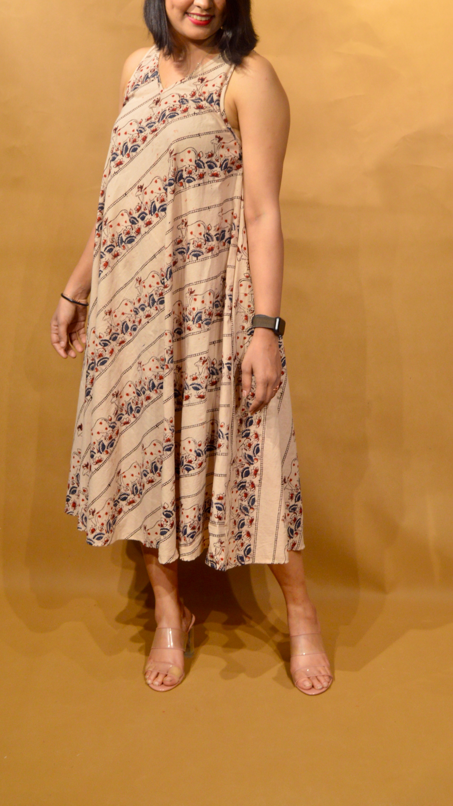 Pichhwai circular dress