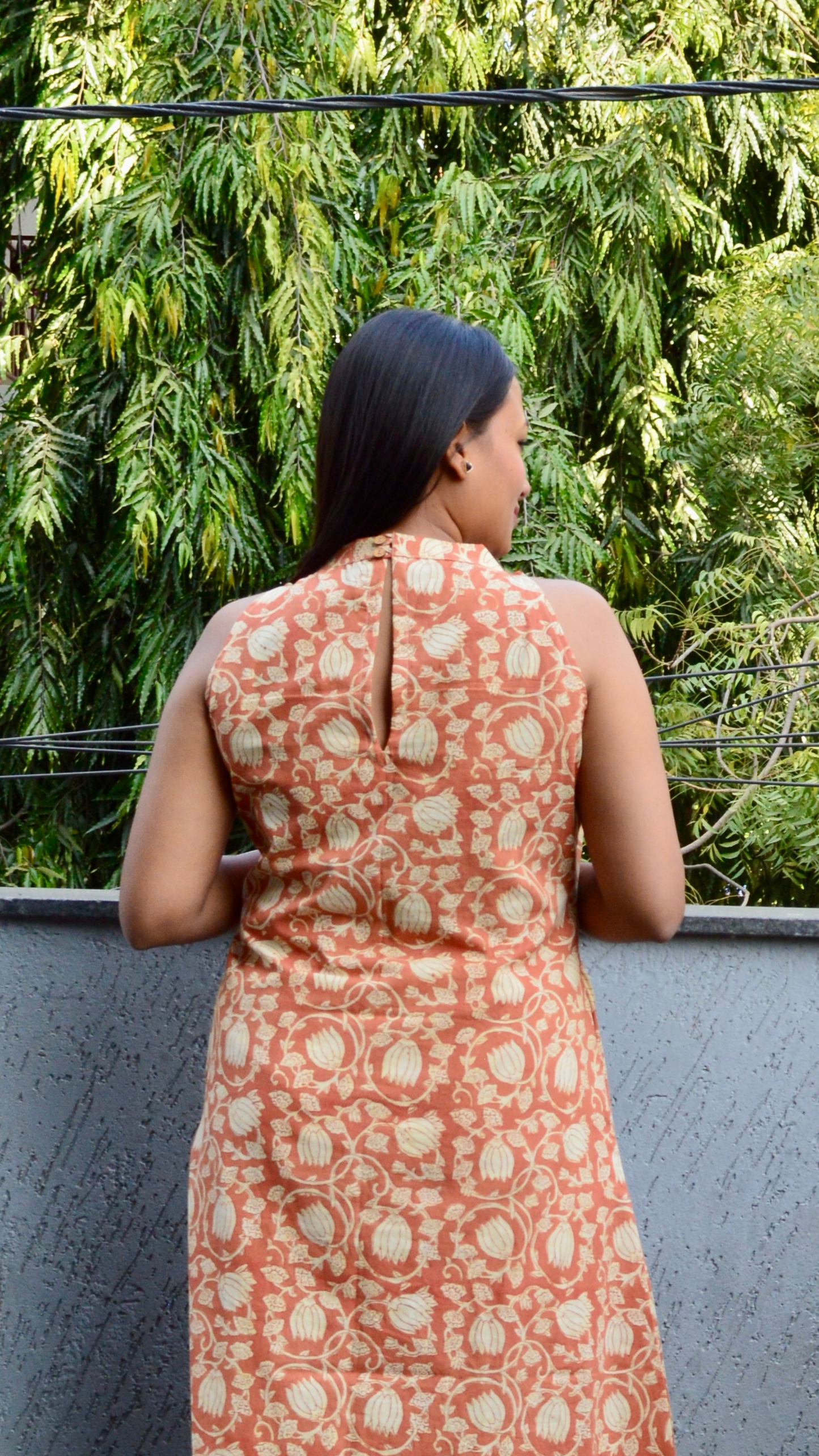 Peach Kalamkari Co ords Set