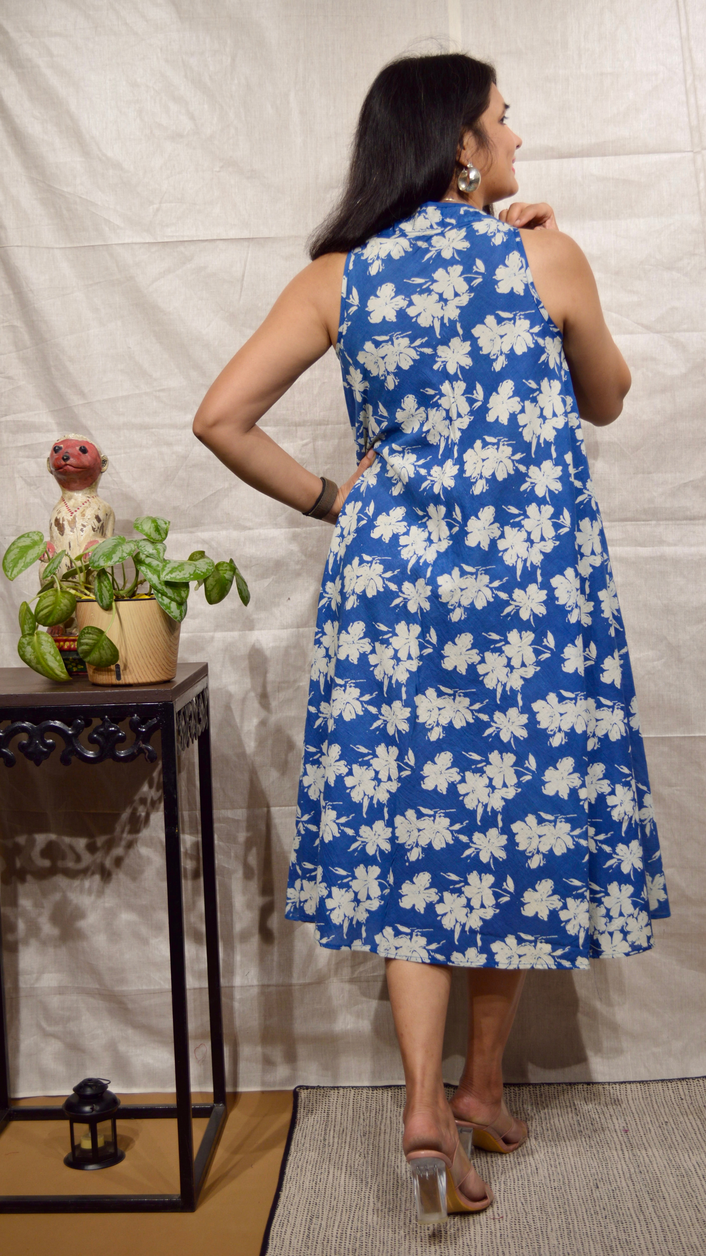 Powder Blue Circular Dress
