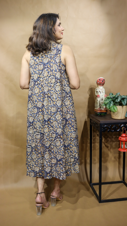 The Monsoon Kalamkari Circular Dress