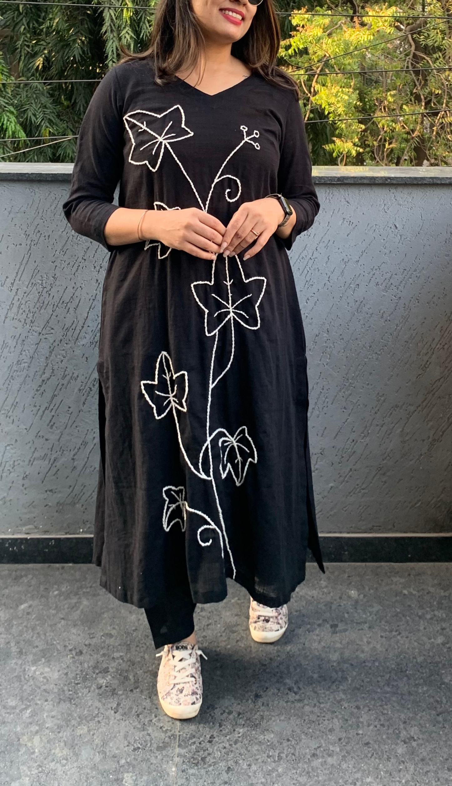 Classic Black Co-ord Set (Echoes of Winter)