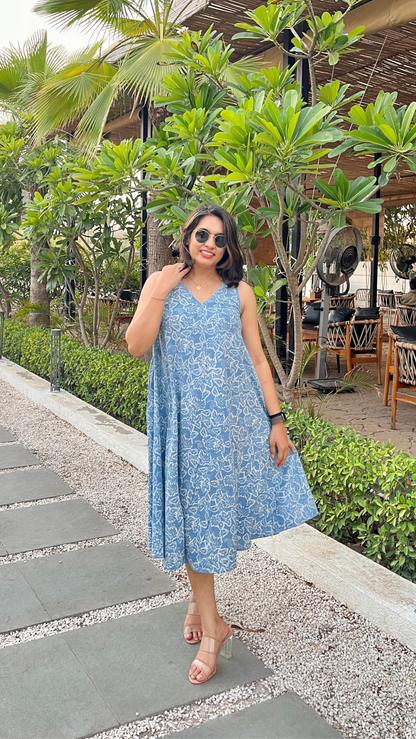 Sunday Skies Circular Dress