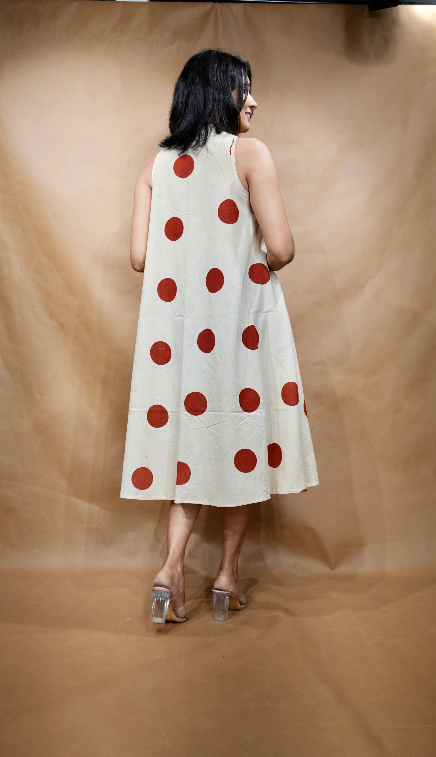The Vanilla Dot Circular Dress