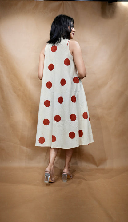 The Vanilla Dot Circular Dress