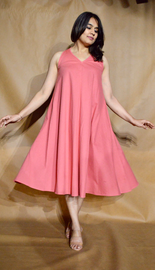 The Blush Bloom Circular Dress