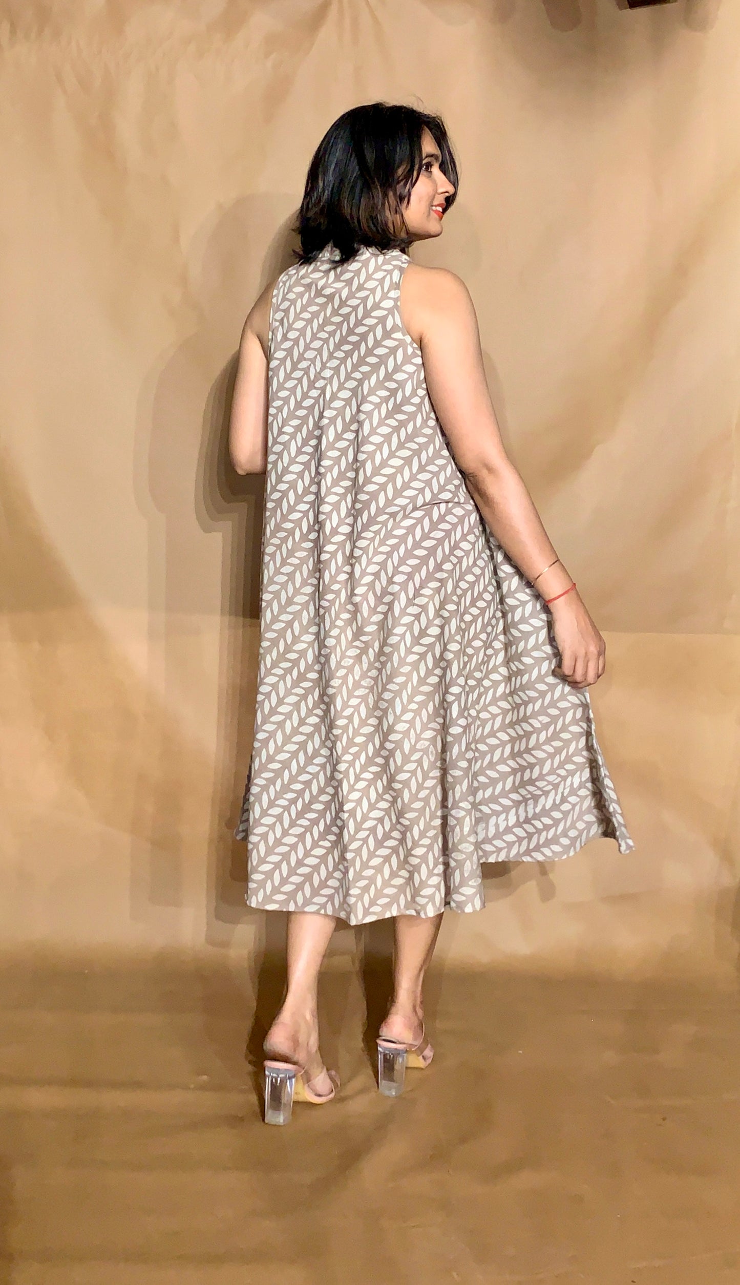 The Pebble Leaf Circular Dress