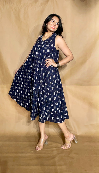The Midnight Rhythm Circular Dress