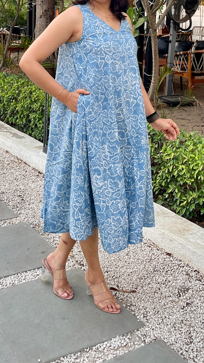 Sunday Skies Circular Dress