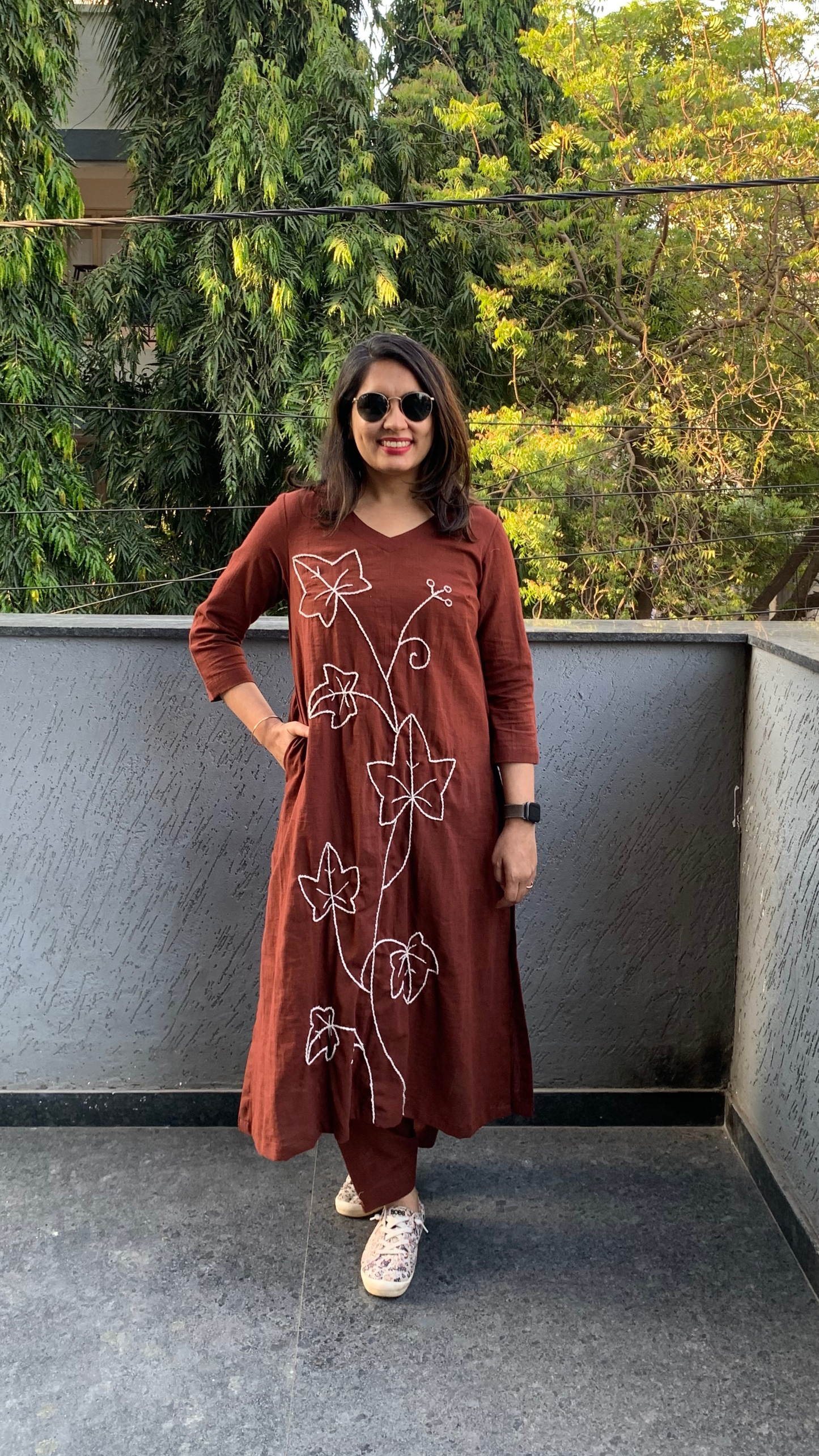 Brown Earth Co-ord Set (Echoes of Winter)