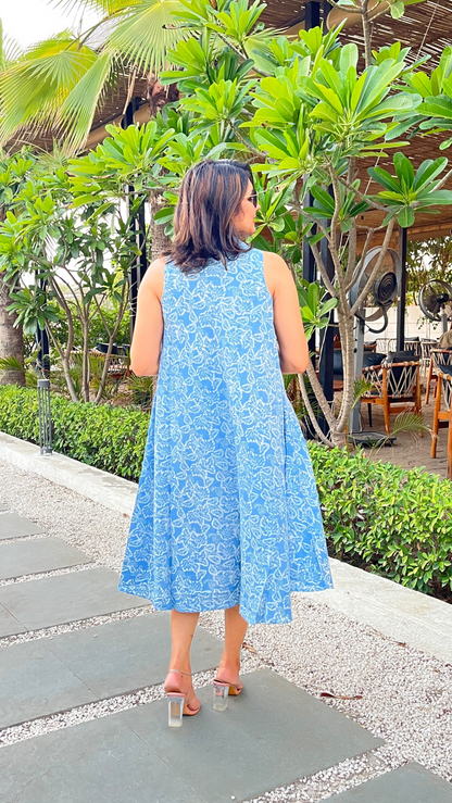 Sunday Skies Circular Dress