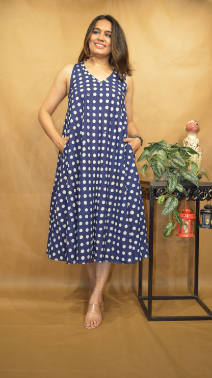 The Nebula Bloom Circular Dress