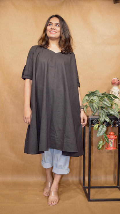 The Noir Dusk Tent Dress