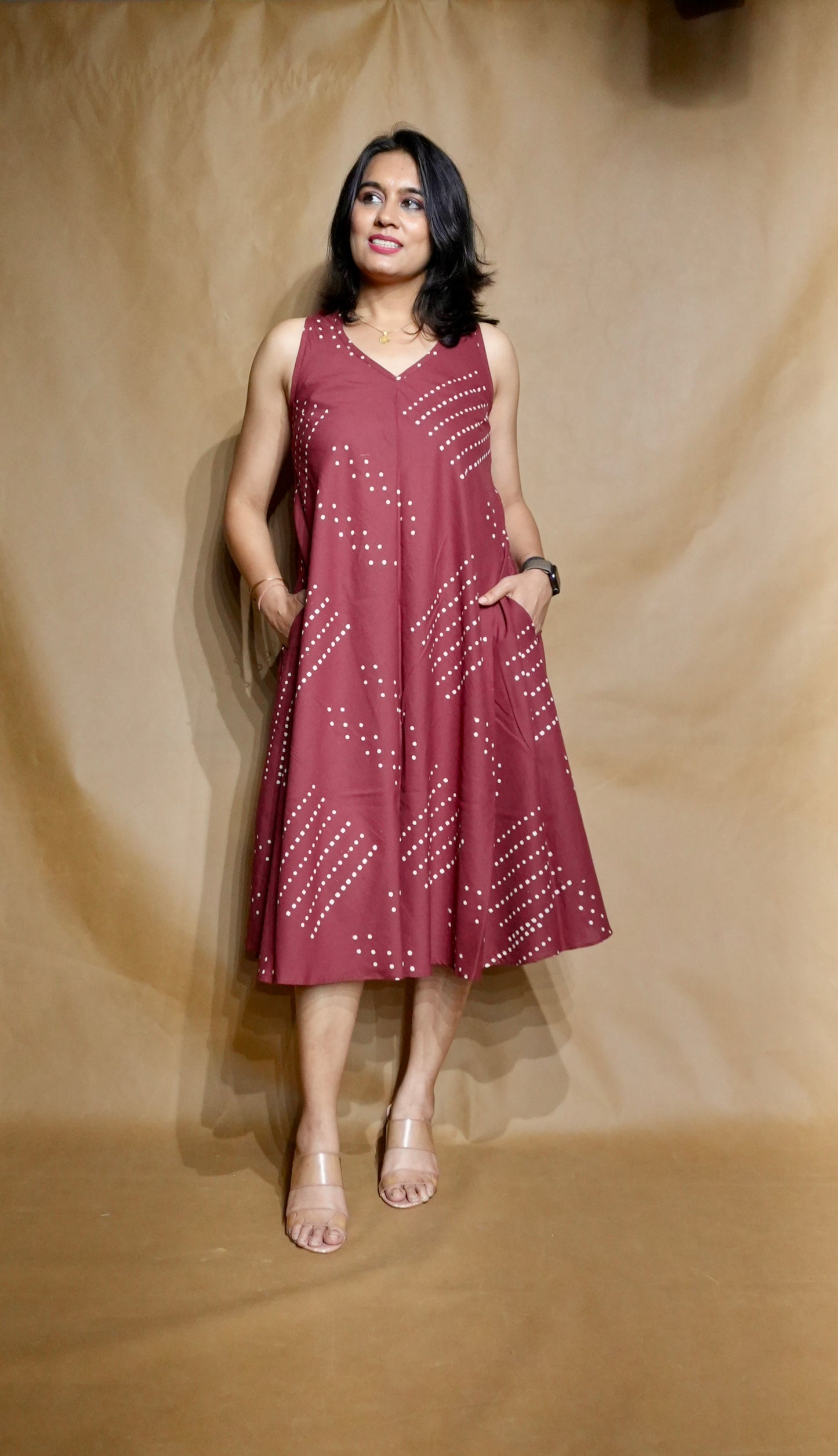 The Rosewood Rhythm Circular Dress
