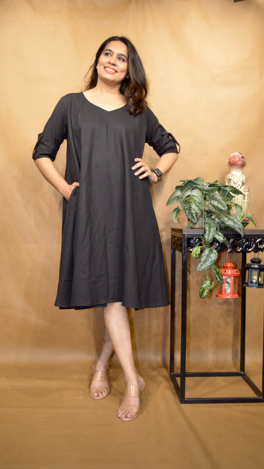 The Noir Dusk Tent Dress