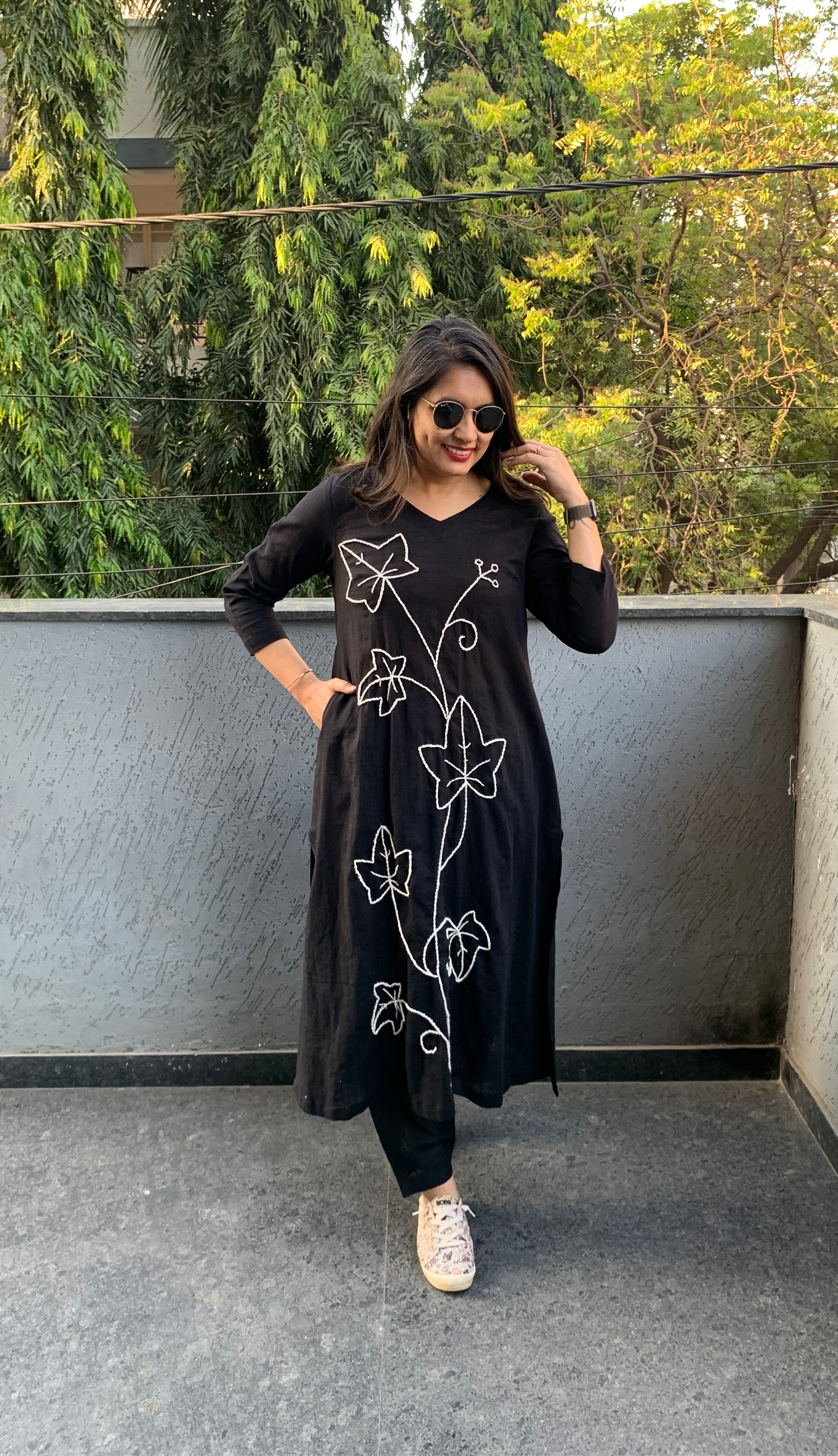 Classic Black Co-ord Set (Echoes of Winter)