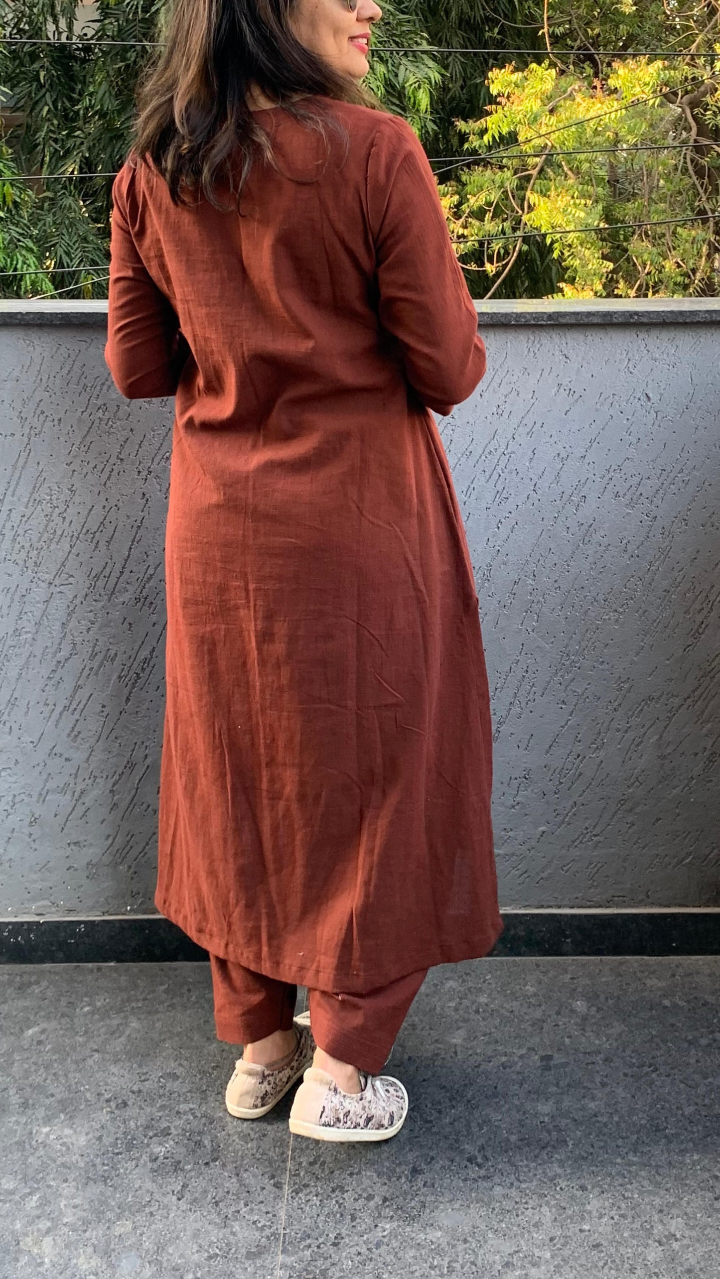 Brown Earth Co-ord Set (Echoes of Winter)