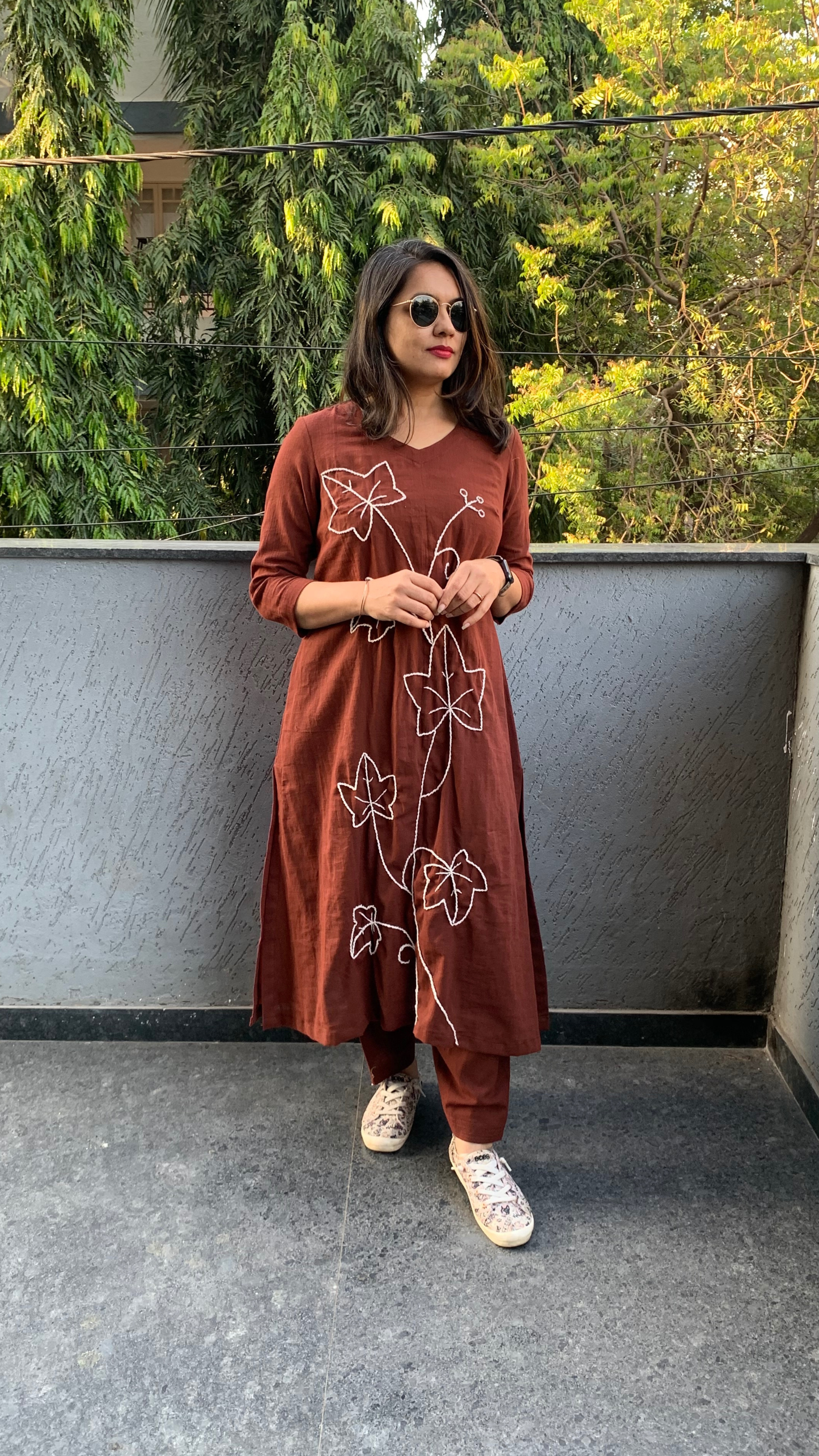 Brown Earth Co-ord Set (Echoes of Winter)