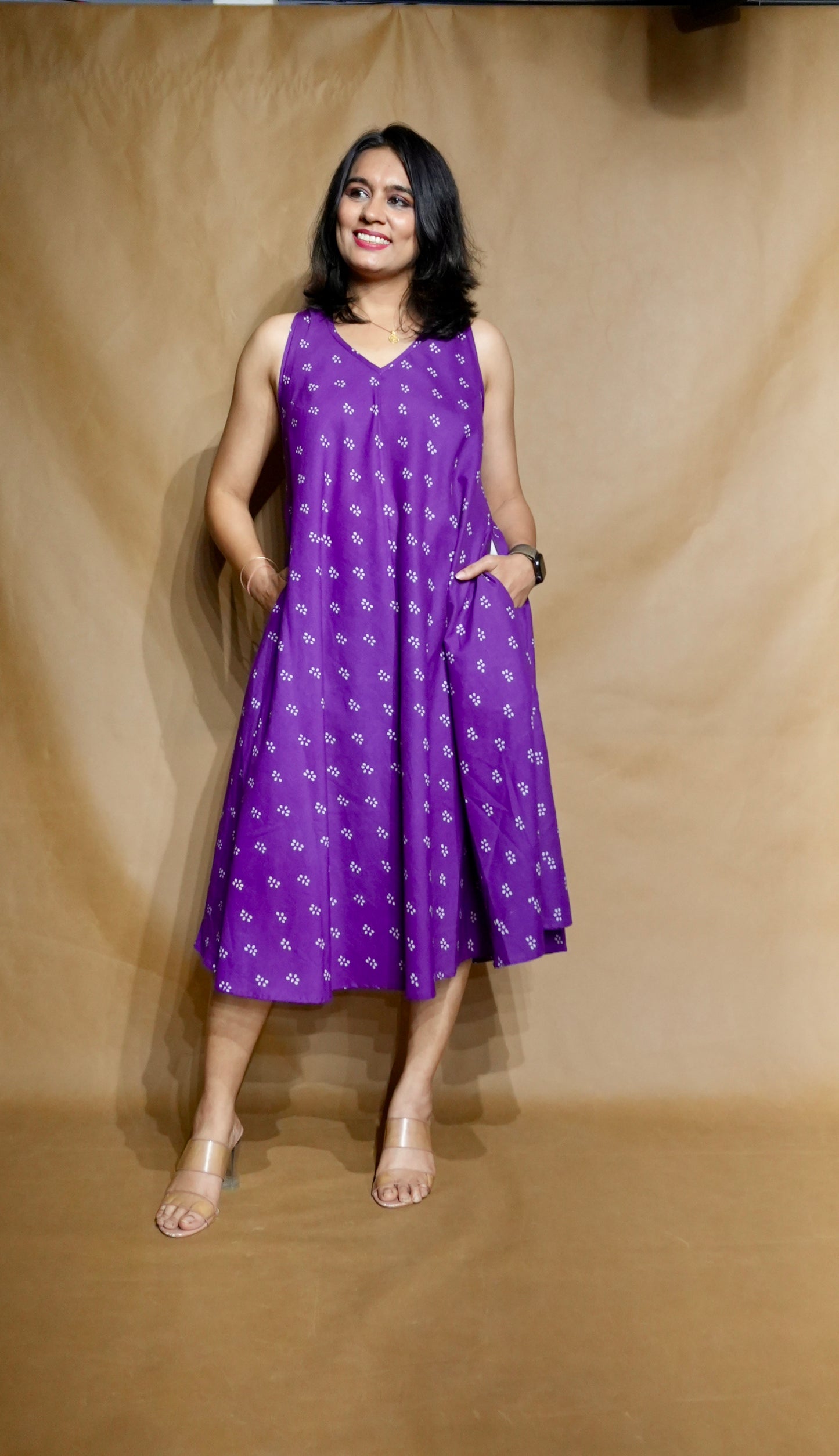 The Violet Meadow Circular Dress
