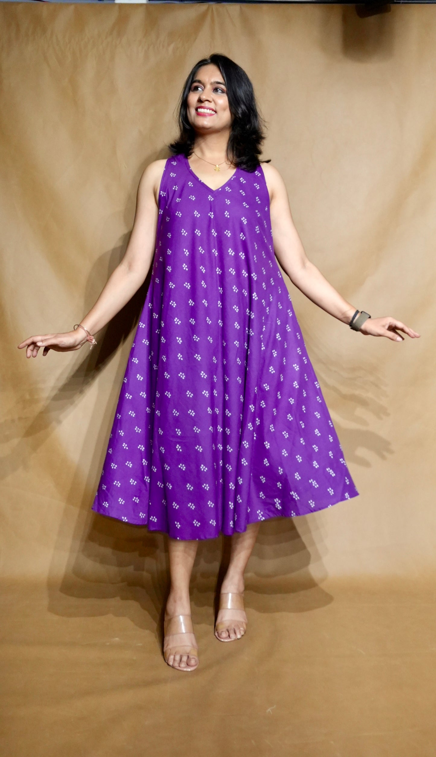 The Violet Meadow Circular Dress
