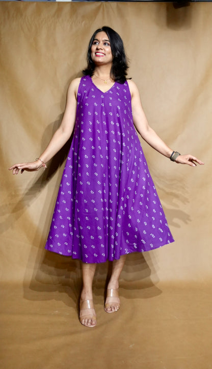The Violet Meadow Circular Dress