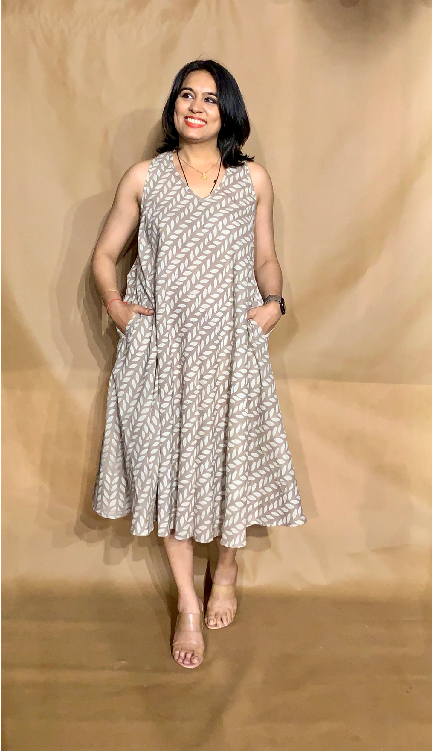 The Pebble Leaf Circular Dress
