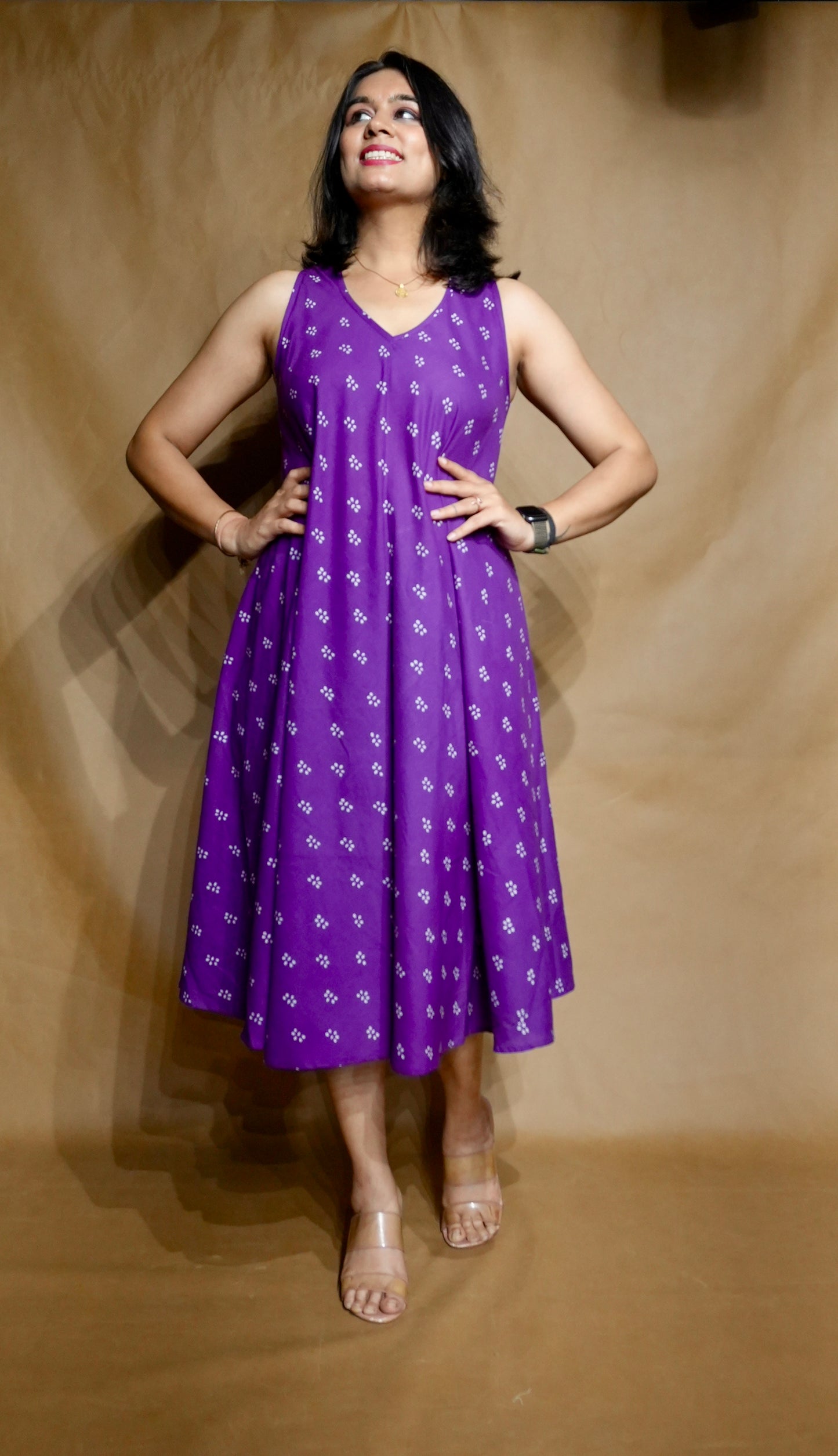 The Violet Meadow Circular Dress