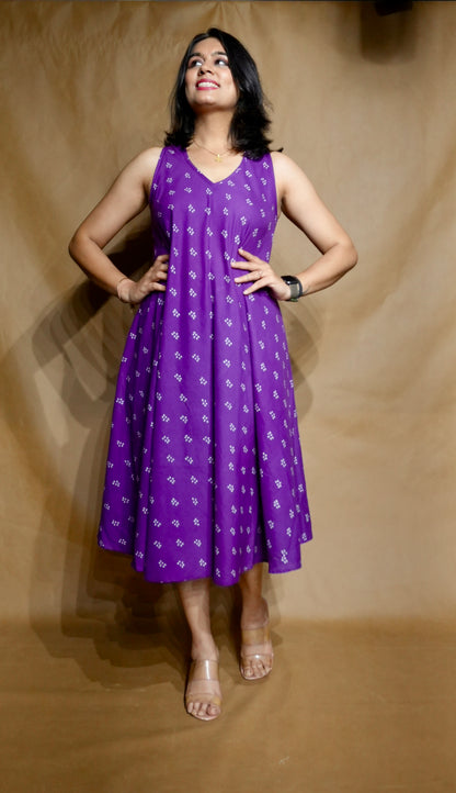 The Violet Meadow Circular Dress