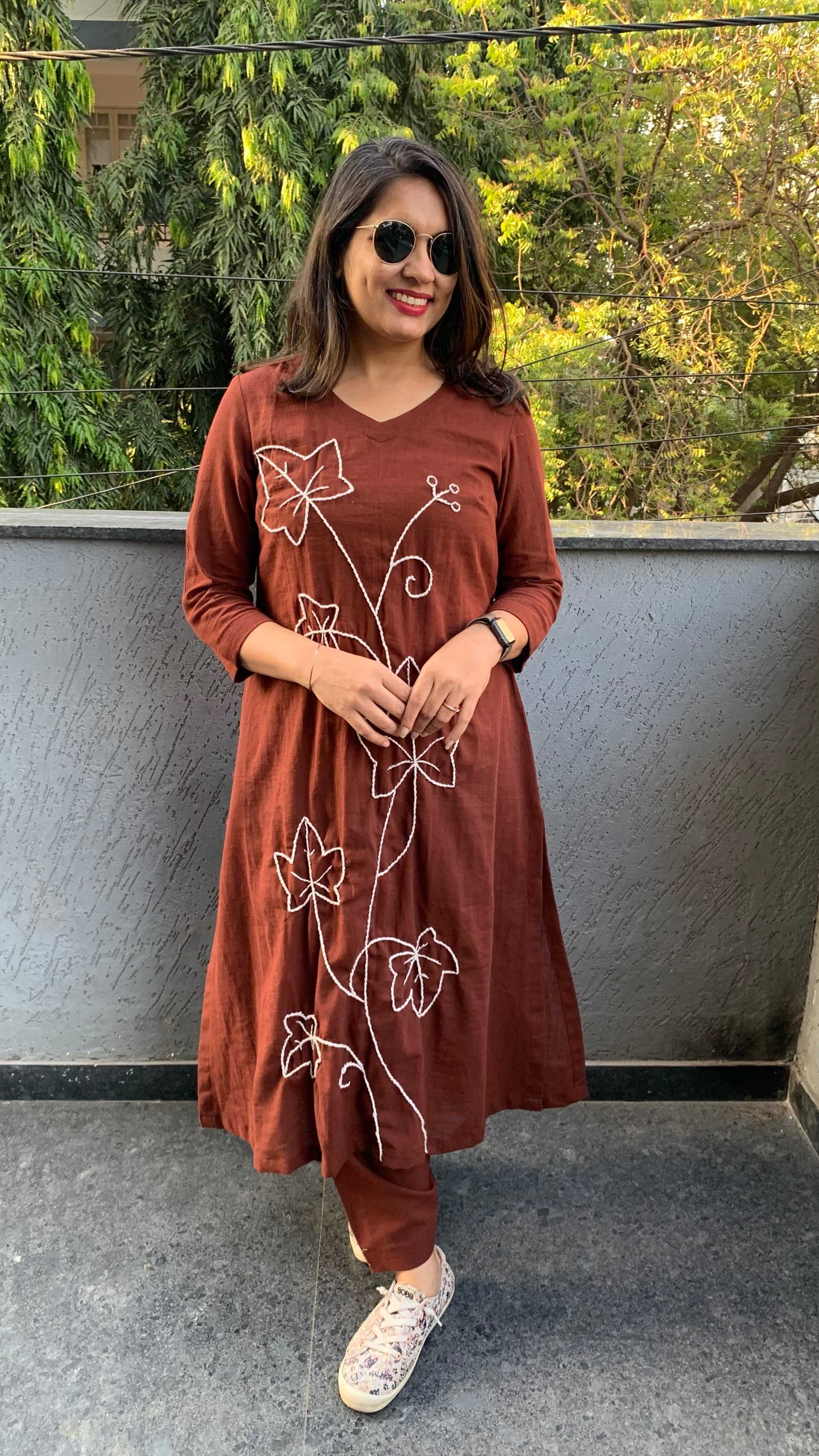 Brown Earth Co-ord Set (Echoes of Winter)