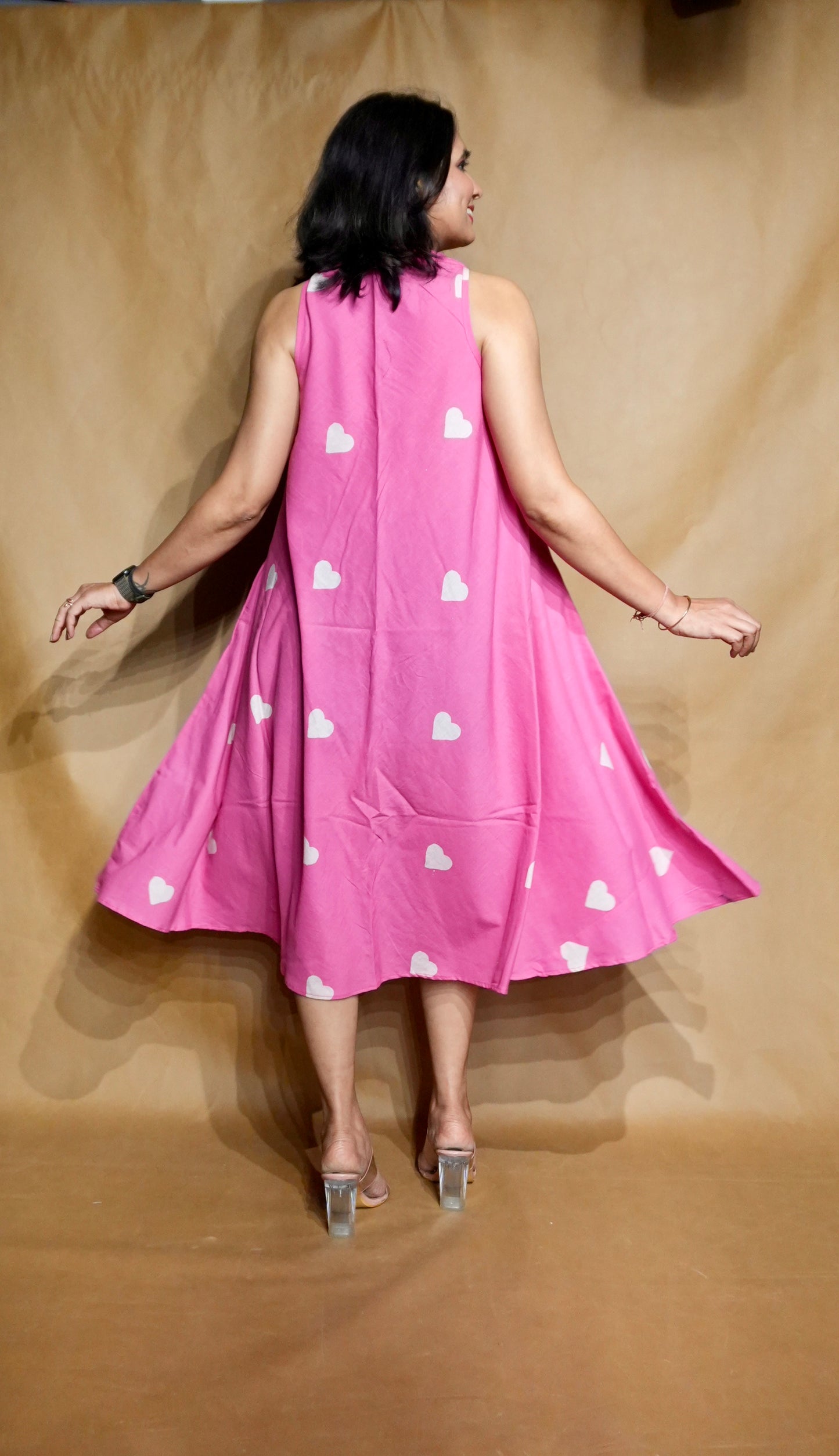 The Bubblegum Hearts Circular Dress