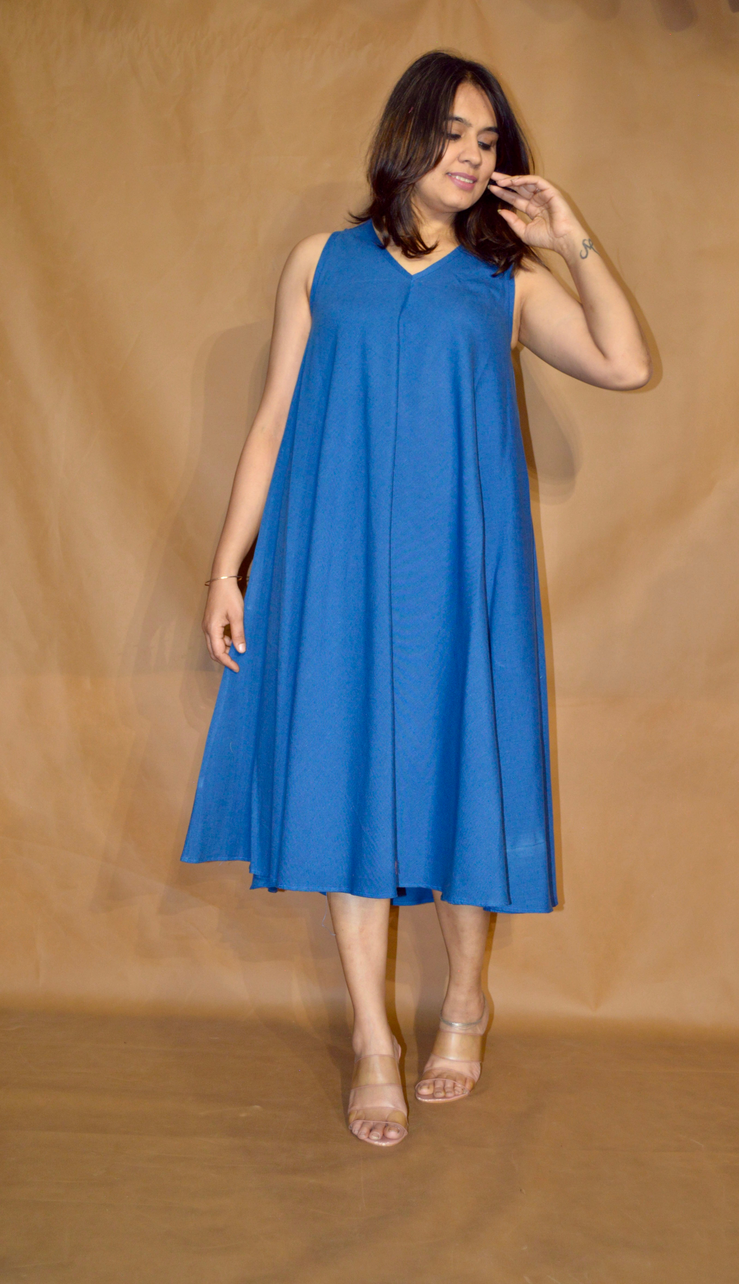 The Cobalt Blue Circular Dress