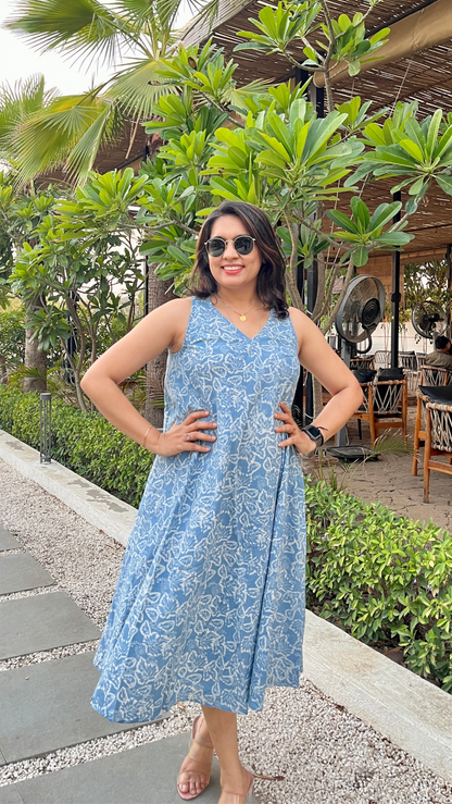 Sunday Skies Circular Dress