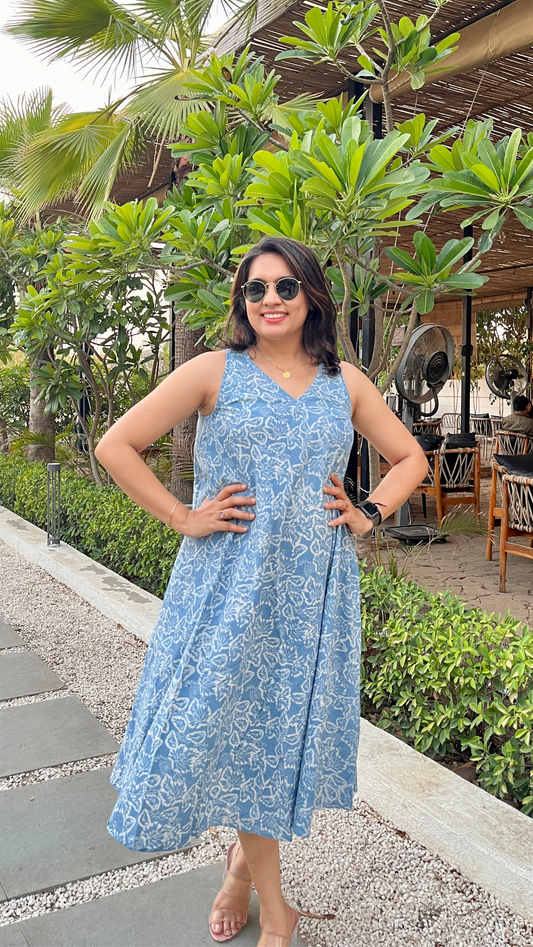 Sunday Skies Circular Dress