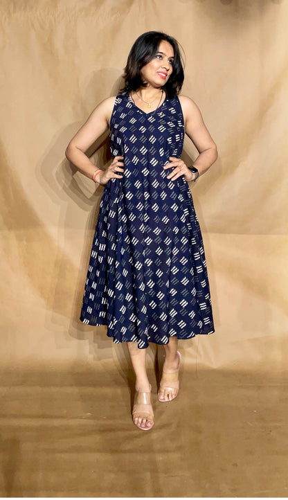 The Midnight Rhythm Circular Dress