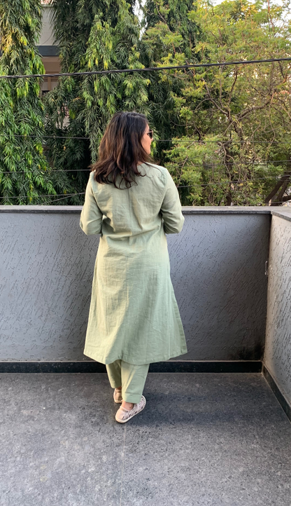 Sage Green Co-ord Set (Echoes of Winter)