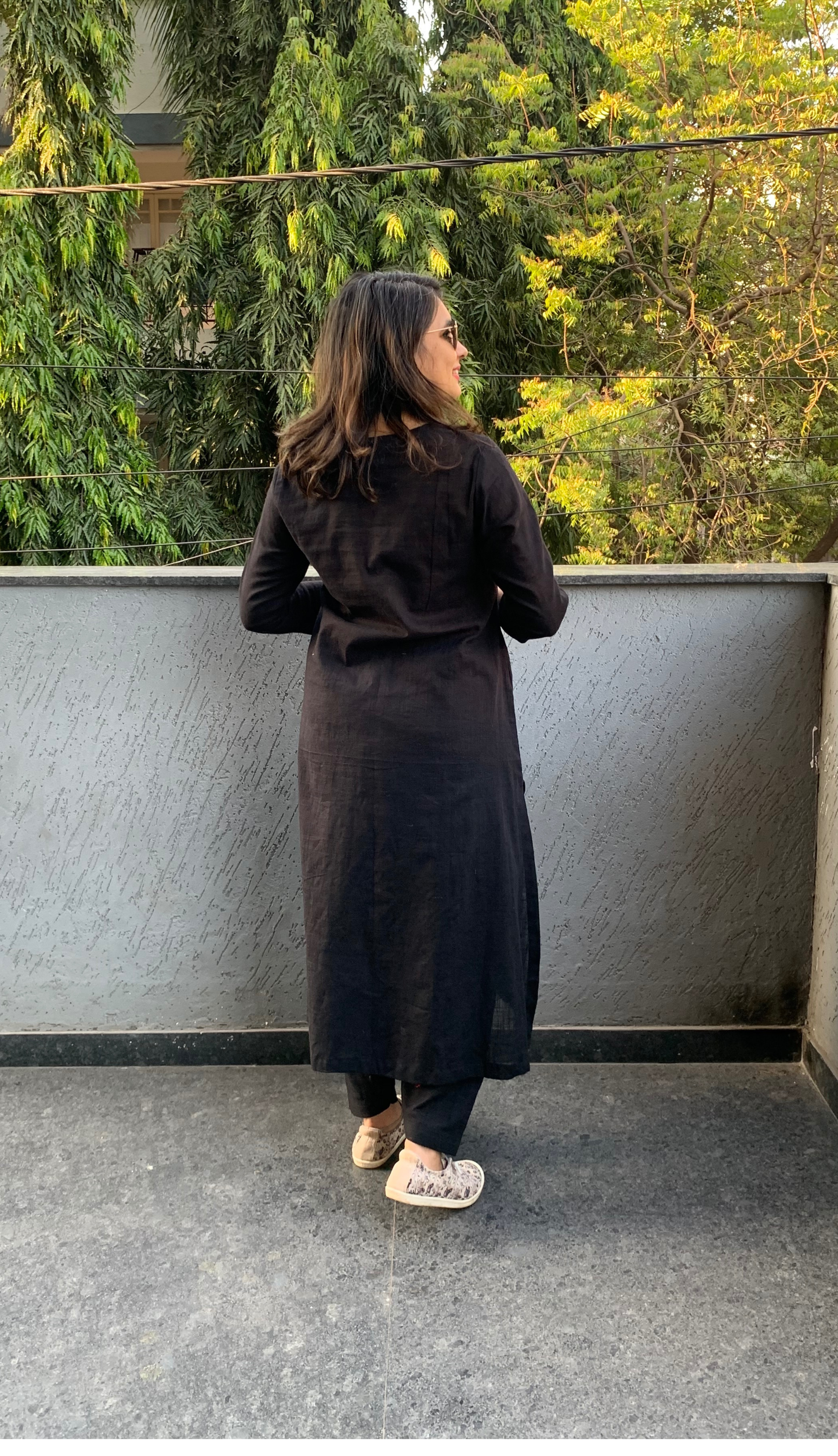 Classic Black Co-ord Set (Echoes of Winter)