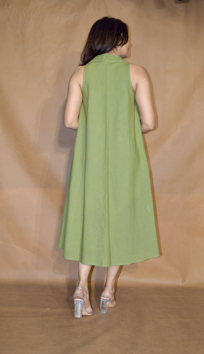 The Olive Calm Circular Dress