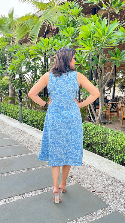 Sunday Skies Circular Dress