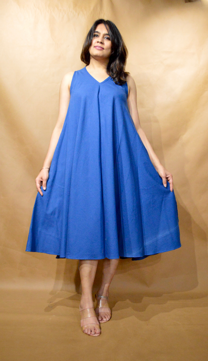 The Cobalt Blue Circular Dress
